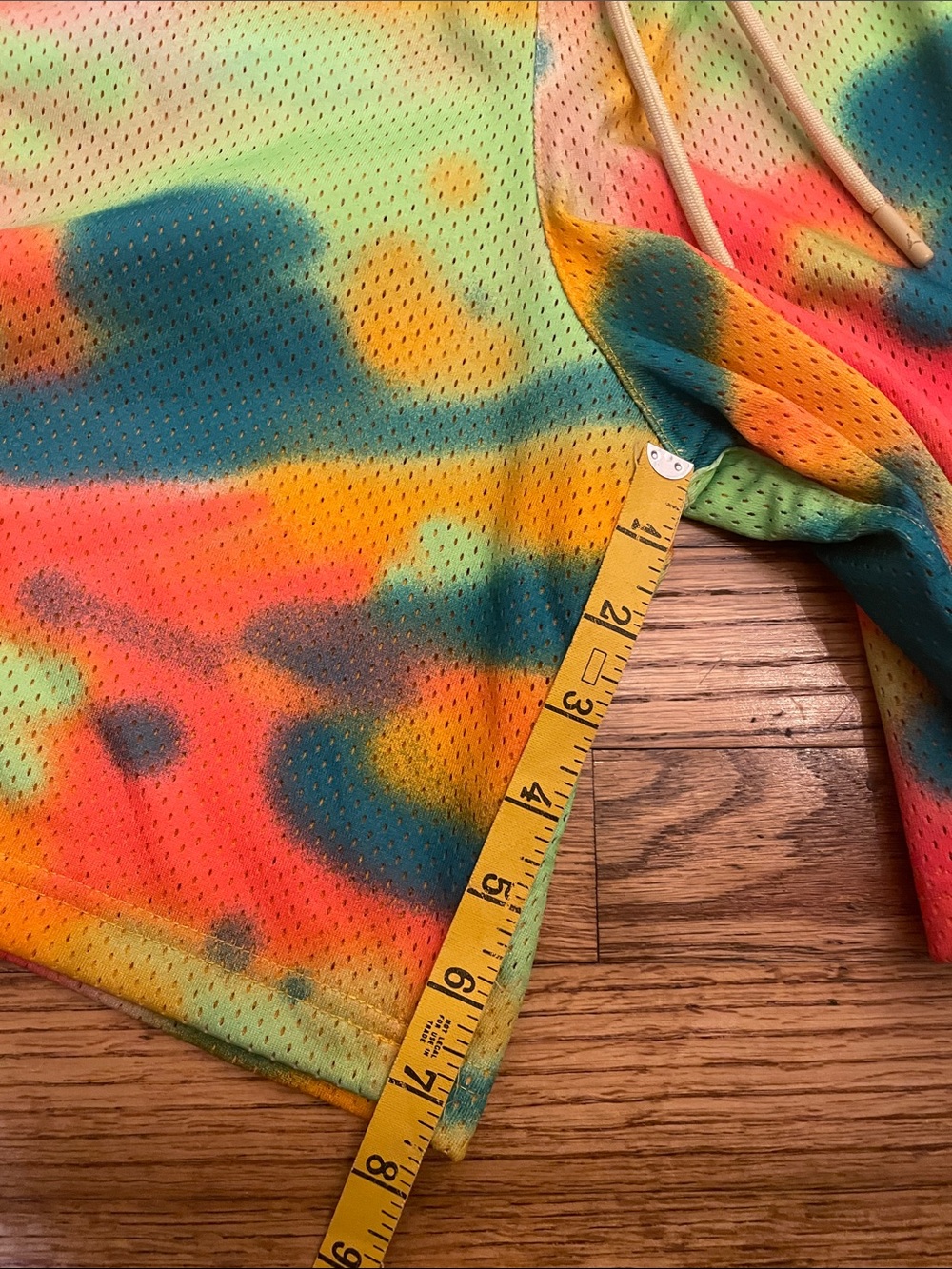Jordan Multicolor Tie-Dye Mesh Athletic Shorts - Picture 11 of 11